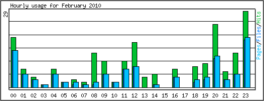 Hourly usage